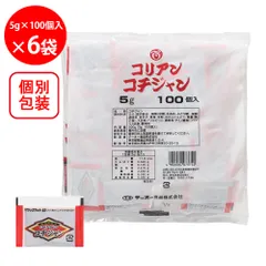 テーオー食品 コリアンコチジャン (5g×100個入)×6袋のサムネイル