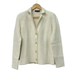 Loro Piana(ロロピアーナ) ジャケット サイズ42 M レディース美品  - アイボリー 長袖/ニット/春/秋のサムネイル