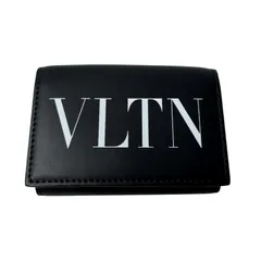 美品 ヴァレンティノガラヴァーニ VALENTINO VLTN 三つ折り財布 コンパクトウォレット メンズのサムネイル