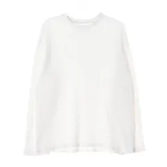 ALLSAINTS 24FW シアー ダメージ ディテール コットン 長袖 Tシャツのサムネイル