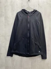 新品 SPYDER ACTIVE スパイダーアクティブ ジップアップ パーカー sizeM/黒 ■◆ レディース