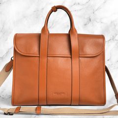 現行 未使用級✨コーチ ゴッサム 2way ブリーフケース レザー オリーブ