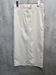 新品 FOREVER21 フォーエバー21 薄手 ローライズ ロング スカート Iライン セミタイト sizeM/ベージュ  ■◇ レディースのサムネイル