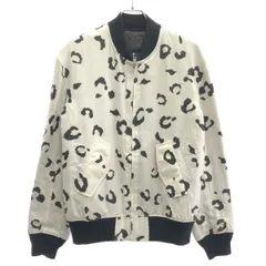 ALEXANDER WANG アレキサンダーワン レオパードボンバージャケット  ホワイト×ブラック 42のサムネイル