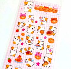 ハムスター 平成レトロ シール ハムちゃんずワールド 香りつき - メルカリ