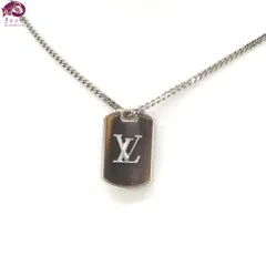 ルイヴィトン M00883 コリエ・LV シェイズ ネックレス 首周り約48~58㎝ ロケットペンダント シルバーカラーメタル LOUIS VUITTON ルイヴィトン M00883 コリエ・LV シェイズ ネックレス