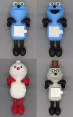 【中古】トレーディングフィギュア 全4種セット ちらりんフレンズ ミニフィギュア 「一番くじ PUPPET SUNSUN」 E賞