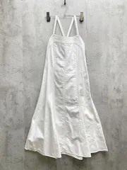 新品 31 Sons de mode トランテアンソンドゥモード バックレースアップ キャミソール フレア デニム ワンピース size36/白 ■◇レディースのサムネイル