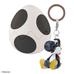 【中古】ストラップ くろ 「スーパーマリオ めじるしアクセサリー ～ヨッシーコレクション～」