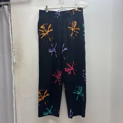 Sasquatchfabrix. サスクワァッチファブリックス 22SS Flower Dyes Slacks スラックス 22SS-PA9-004 ブラック size:M【中目黒B06】のサムネイル