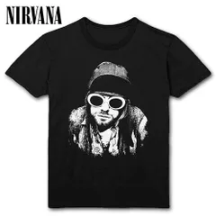 NIRVANA Kurt Cobain One Colour Tシャツ ブラック ニルヴァーナ グランジ ロック カート・コバーン TEE グッズのサムネイル