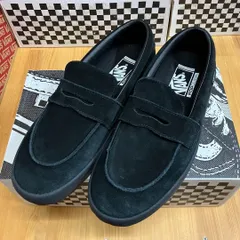 VANS SKATE LOAFER ローファー バンズ SUEDE BLACK/BLACK スケート スニーカー スケートシューズ US VANSのサムネイル