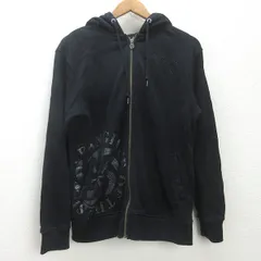 g■バナナセブン/BANANASEVEN フルジップパーカー/コットン【XL】黒/men's/40【中古】■のサムネイル