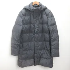 n■ユニクロ/UNIQLO 311-400512 シームレスダウンコート■濃灰【 XL 】MENS/67【中古】のサムネイル