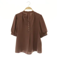N.Natural Beauty Basic N.ナチュラルビューティーベーシック スキッパーパールボタンブラウス 五分袖 パフスリーブ M ピンク /MY ■OSのサムネイル