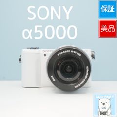 Wifi転送✨ SONY α5000 セット ホワイト ミラーレス一眼 デジカメ