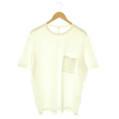 アタッチメント ATTACHMENT Peハニカムニット ポケット付 半袖 Tシャツ カットソー ホワイト /HK ■OS ■SHのサムネイル