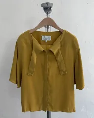 Maison Margiela メゾンマルジェラ イェロー シルク ブラウスのサムネイル