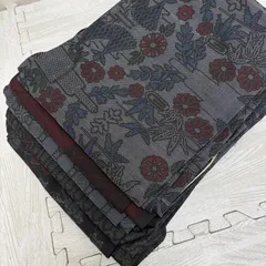 大島紬 着物 正絹 5着 着物まとめ売り リメイク材料 s-904のサムネイル