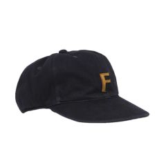 希少FULLCOUNT Fロゴ ブラック レザー調 キャップ - メルカリ