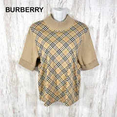 BURBERRY GOLF バーバリーゴルフ ノバチェック ハイネック リブニット ベージュのサムネイル