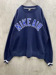 NIKE AIR ナイキ エアー プリント スウェット sizeL/ネイビー ◆■メンズ