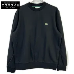 Lacoste　ラコステ　SH9801 ブラック エッセンシャルクルーネックスウェット　Lのサムネイル