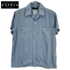 MADISON BLUE　マディソンブルー　ブルー レーヨン ボーリングシャツ　XSのサムネイル