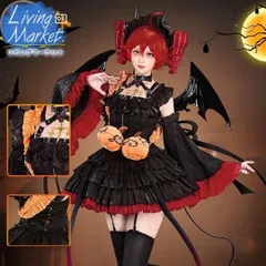 【送料無料】基萌　重音 テト　Kasane Teto　ハロウィン衣装　コスプレ衣装 コスチューム ハロウィン仮装 イベント衣装 コスプレセット 高品質コスプレ 再現度高め CS619P375のサムネイル
