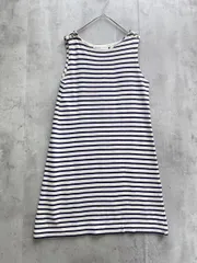BEAMS BOY ビームスボーイ 1326-0898-138 ボーダー ノースリーブ ワンピース 白 ■◆レディースのサムネイル