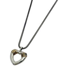 TIFFANY&Co. ティファニー ハート コイル スネークチェーン コンビ