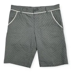 NIKE GOLF ナイキ ゴルフ シアサッカー ストライプ ショートパンツ ハーフパンツ 裏メッシュ サイズ 33 /メンズ グレー系 スポーツ ゴルフウエアのサムネイル