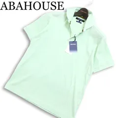 【新品 未使用】 ABAHOUSE アバハウス 春夏★ 半袖 鹿の子 ポロシャツ 日本製 Sz.3 メンズのサムネイル
