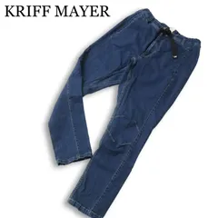 KRIFF MAYER クリフメイヤー ストレッチ スキニー 立体裁断★ クライミング デニム パンツ ジーンズ Sz.M メンズ アウトドアのサムネイル