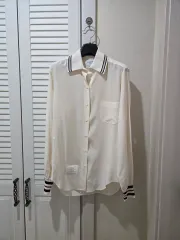百貨店購入 Thom Browne トム・ブラウン レディース スポーツブラ シルク ブラウス シャツ 38のサムネイル