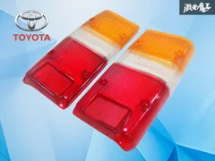 【使用OK!】トヨタ純正 HJ61V 60系 ランドクルーザー ランクル テールライト テールランプ レンズ 左右セット TOYOTA 60-19のサムネイル