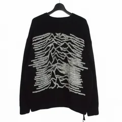 ダンケシェーン Danke schon RV CREWNECK KNIT PULSE RVクルーネックニットパルス セーター ブラック 黒のサムネイル