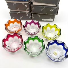 MOSER モーゼル クリスタルガラス 花瓶 フラワーベース パープル 薄紫 