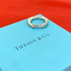 極 美品 TIFFANY&Co. ティファニー ヴィンテージ バンブー リング シルバー925 指輪 8号 アクセサリー シルバー 65003のサムネイル
