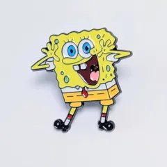 送料無料！ ★ピンズ PINS★ピンバッジ 【 SpongeBob SquarePants（ スポンジボブ ）】 〚アメリカン雑貨 アメトイ〛のサムネイル