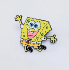 送料無料！ ★ピンズ PINS★ピンバッジ 【 SpongeBob SquarePants（ スポンジボブ ）】 〚アメリカン雑貨 アメトイ〛のサムネイル