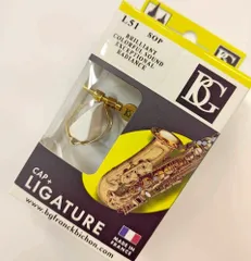 【中古 /USED】BG Tradition リガチャー L51 ソプラノサックスエボナイト/ハードラバー製マウスピース用のサムネイル