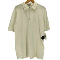 ストーンアイランド STONE ISLAND 95SS イタリア製 MARINA オスティ 本人期 ロゴプリント ハーフジップポロシャツ メンズ import：L のサムネイル