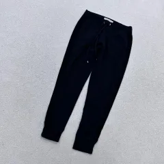 S Abercrombie & Fitch レディース ブラック ジョガーパンツ 0617E