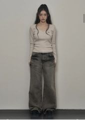 KHAKIPOINT Record Straight Denim blue M - メルカリ