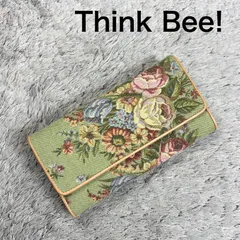 未使用 Think Bee! シンクビー 長財布 ゴブラン織り 花柄のサムネイル