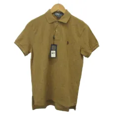 ポロ バイ ラルフローレン Polo by Ralph Lauren ポロシャツ S キャメル 半袖 ポロカラー ロゴ刺繍 /SH ■ECD004のサムネイル