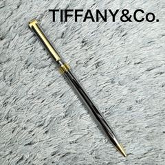 Tiffany Tクリップ SV925 ボールペン 黒 スリム ツイスト式 - メルカリ