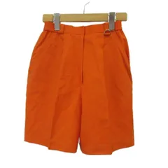クリスチャンディオール Christian Dior SPORT ショートパンツ ウール M オレンジ 無地 サイドポケット Dリング付き ECD004 /SH ■ECD004のサムネイル