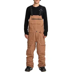 ボルコム メンズ ボトムス カジュアルパンツ Volcom Roan Bibs Mens Terra Brown ブラウンのサムネイル